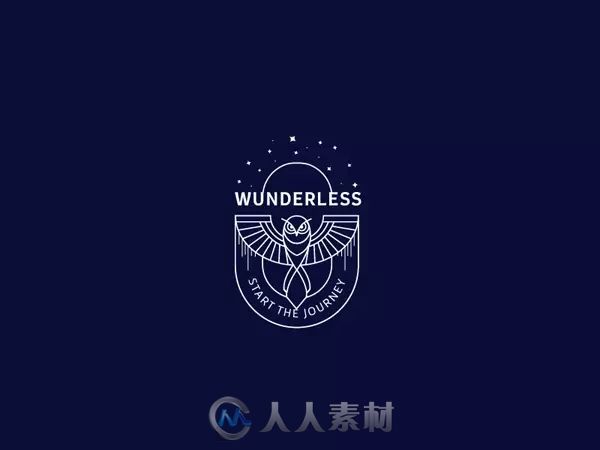 一大波漂亮的线条风格logo欣赏