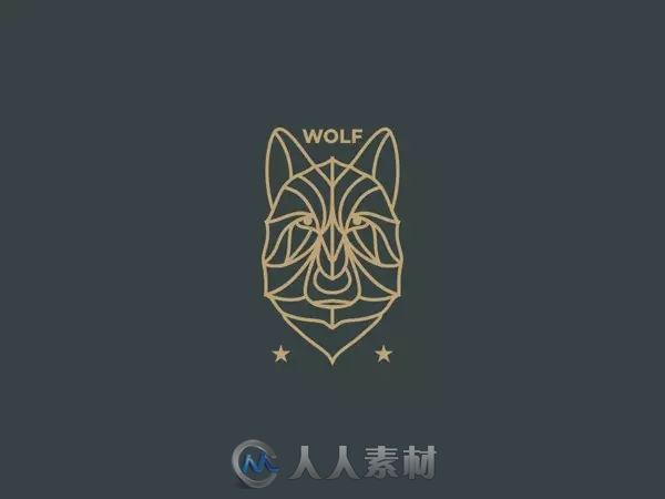 一大波漂亮的线条风格logo欣赏