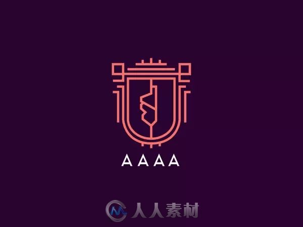 一大波漂亮的线条风格logo欣赏