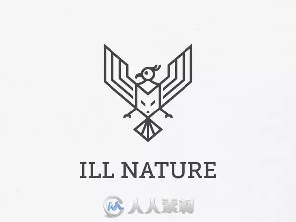 一大波漂亮的线条风格logo欣赏