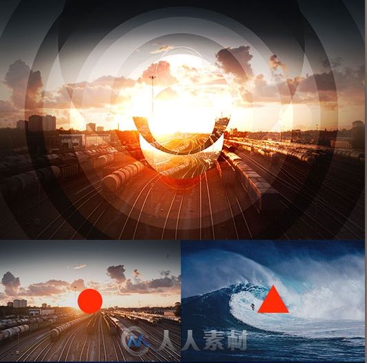 几何阴影特效PS动作graphicriver-17279947-geometric-haze-2-photoshop-action