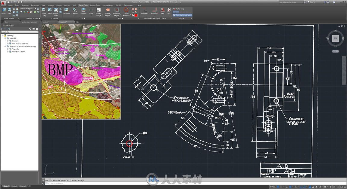 Autodesk AutoCAD专业制图软件V2018版  AUTODESK AUTOCAD 2018 WIN X64