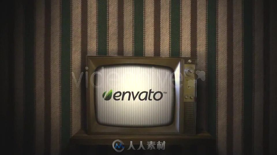 创意旧破电视影视片头AE模板 Videohive Old Broken TV 693961