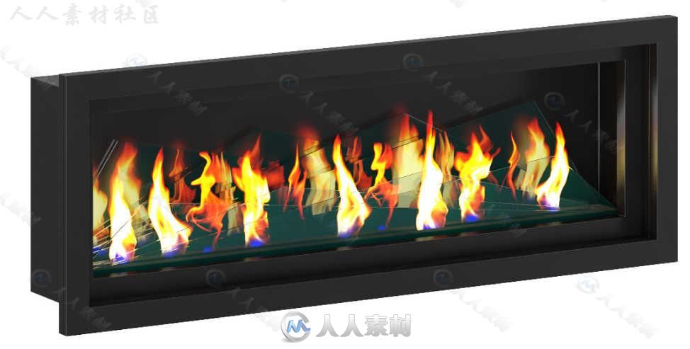 家庭壁炉火炉室内家具设计3D模型合辑 CGAXIS VOL 45 FIREPLACES