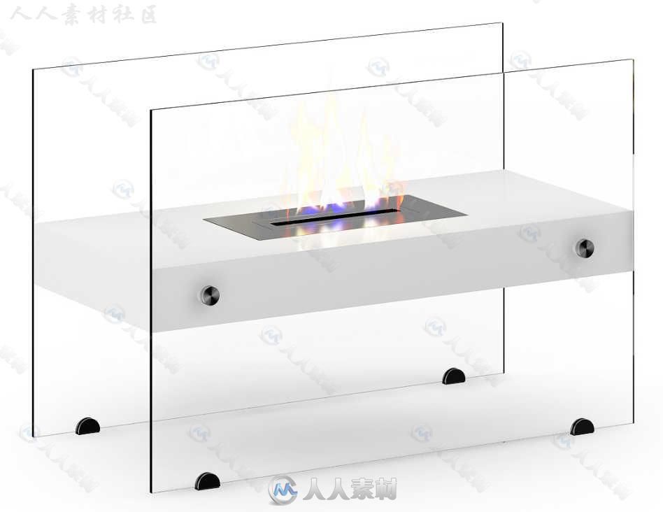 家庭壁炉火炉室内家具设计3D模型合辑 CGAXIS VOL 45 FIREPLACES