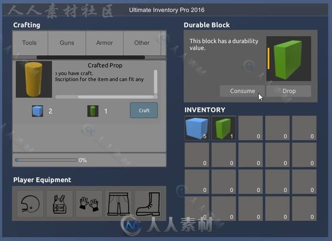 最终库存和制作5 PRO GUI脚本Unity素材资源