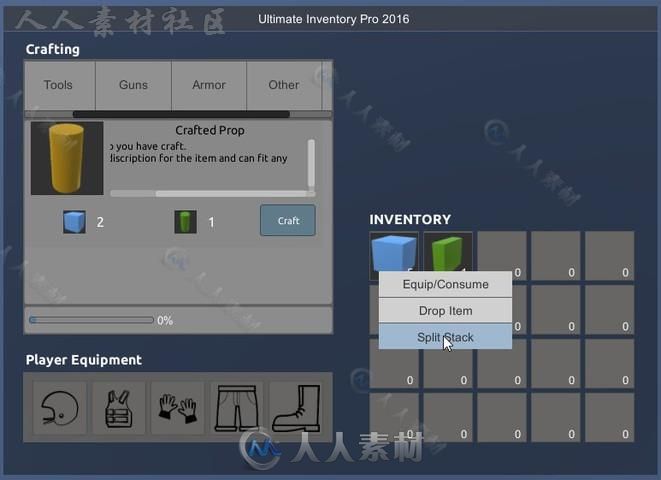 最终库存和制作5 PRO GUI脚本Unity素材资源