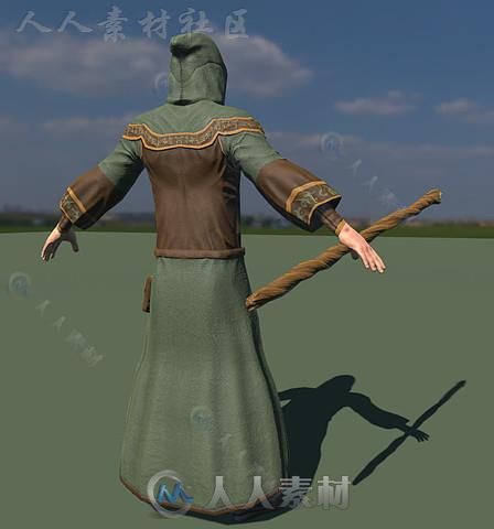 法师UMA角色模型Unity3D素材资源