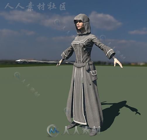 法师UMA角色模型Unity3D素材资源