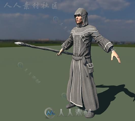 法师UMA角色模型Unity3D素材资源