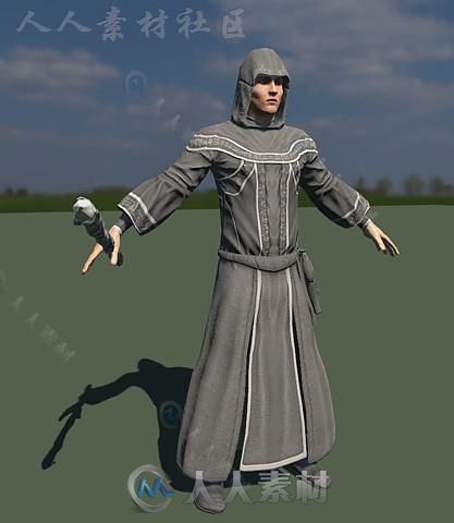 法师UMA角色模型Unity3D素材资源