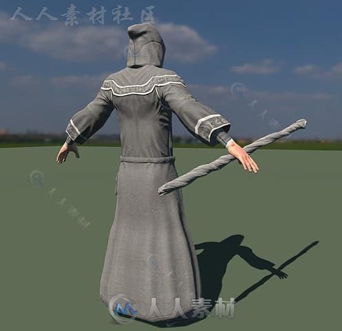 法师UMA角色模型Unity3D素材资源