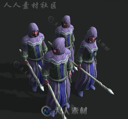 法师UMA角色模型Unity3D素材资源