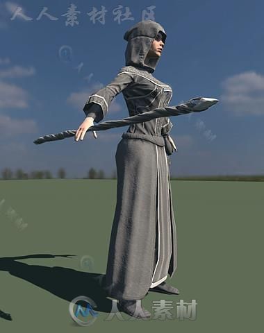 法师UMA角色模型Unity3D素材资源