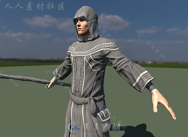 法师UMA角色模型Unity3D素材资源