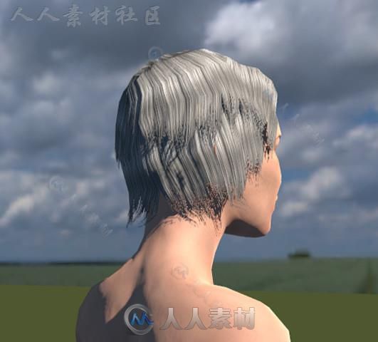 UMA头发包角色模型Unity3D素材资源