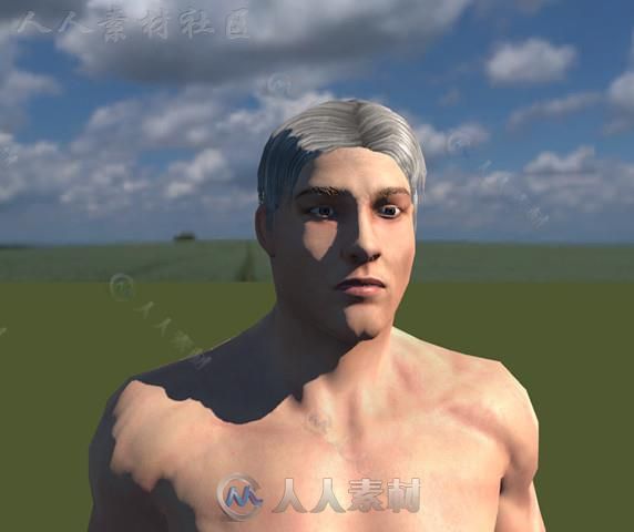 UMA头发包角色模型Unity3D素材资源