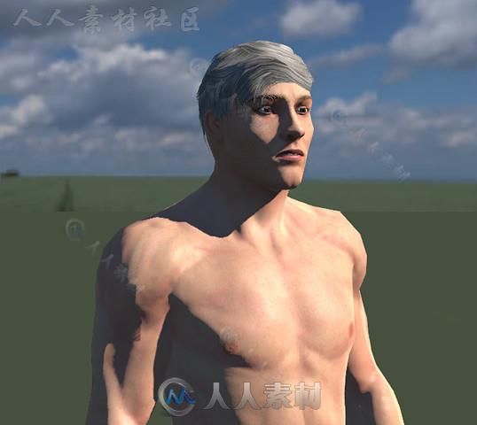 UMA头发包角色模型Unity3D素材资源