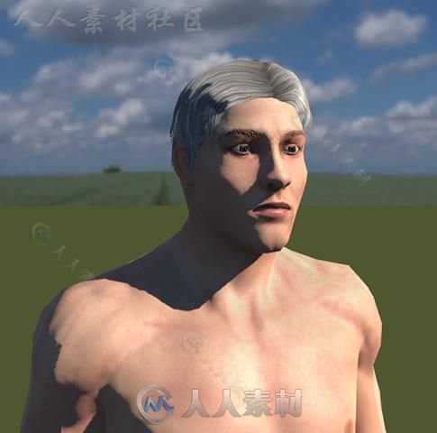 UMA头发包角色模型Unity3D素材资源