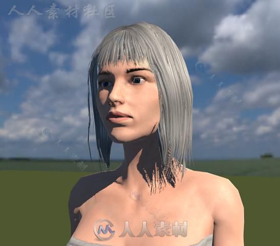 UMA头发包角色模型Unity3D素材资源