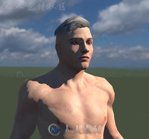 UMA头发包角色模型Unity3D素材资源