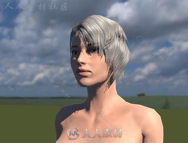 UMA头发包角色模型Unity3D素材资源