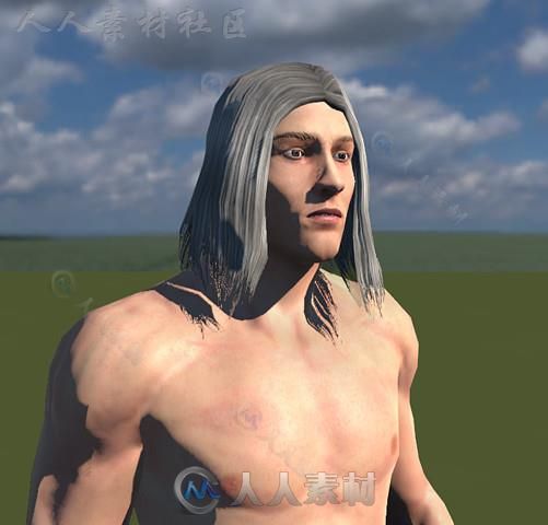 UMA头发包角色模型Unity3D素材资源