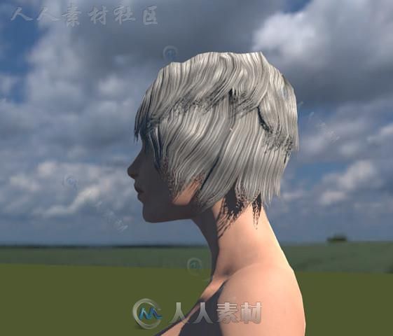 UMA头发包角色模型Unity3D素材资源