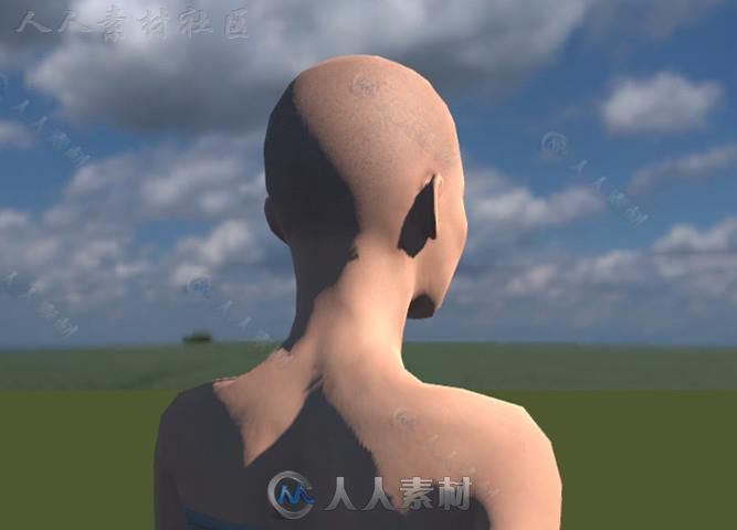 UMA头发包角色模型Unity3D素材资源