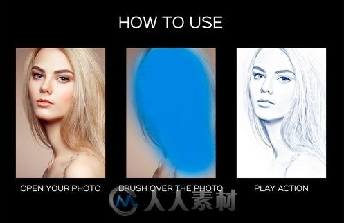 单色惊艳灵感第四版PS动作Inspiration V4