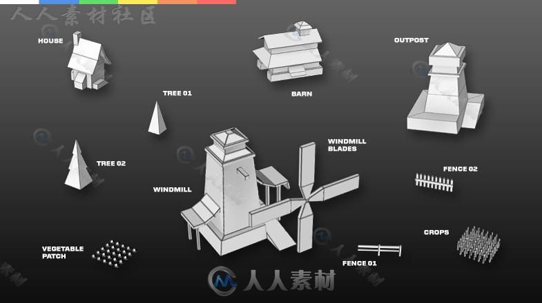 游戏概念原型起动器样板完整项目Unity素材资源