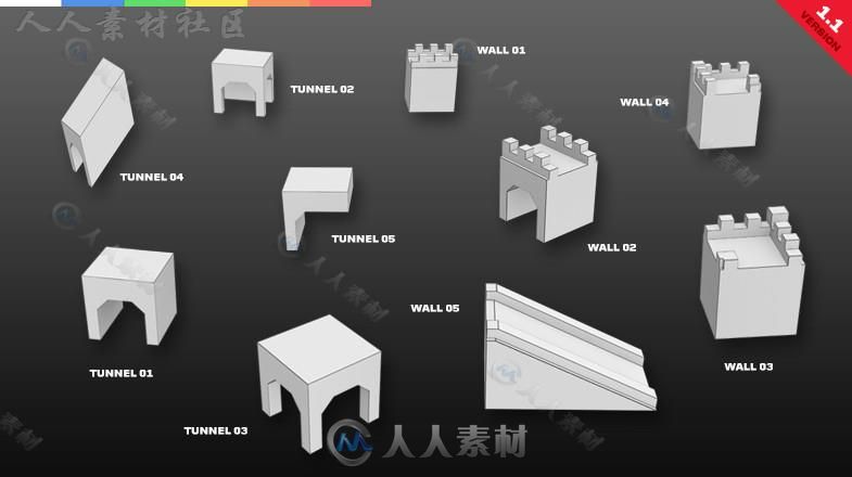 游戏概念原型起动器样板完整项目Unity素材资源