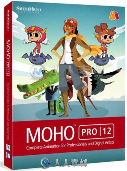 Smith Micro Moho Pro二维动画制作软件V12.1.21473版  SMITH MICRO MOHO PRO 12.1 ...