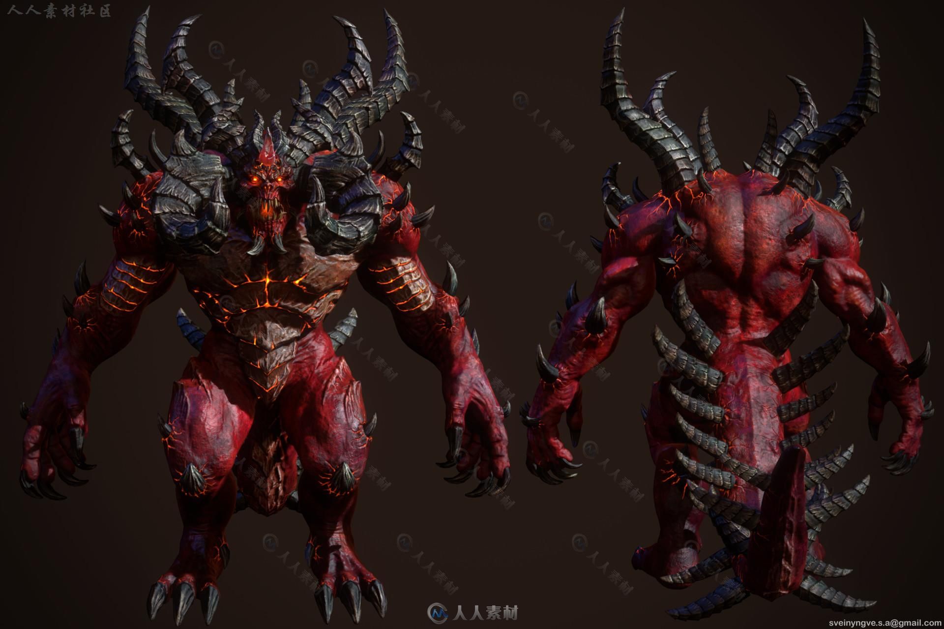 暗黑破坏神3经典游戏角色3D模型合辑 3D MODEL CHARACTERS