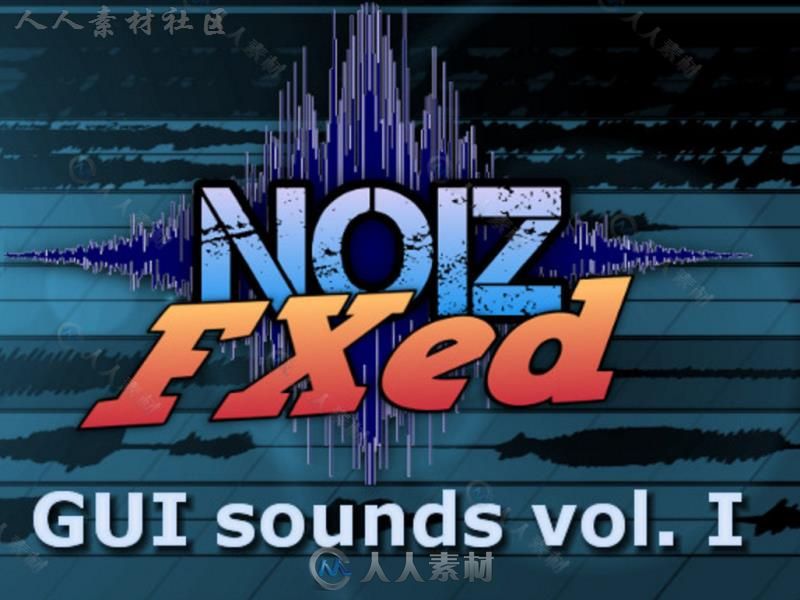 GUI声音第I卷 - NoizFXed音效声音Unity素材资源