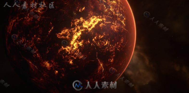 高度详细的行星集合科幻环境模型Unity3D素材资源