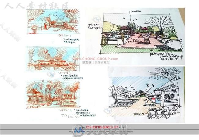 园林建筑景观 sketchup模型大量分享