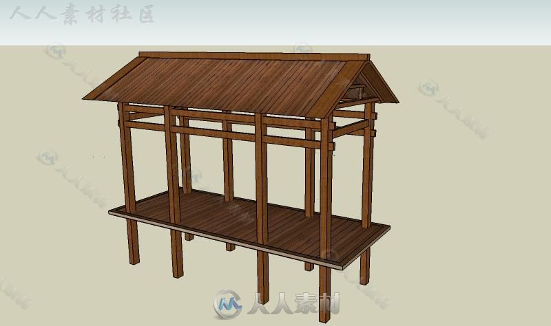 园林建筑景观 sketchup模型大量分享