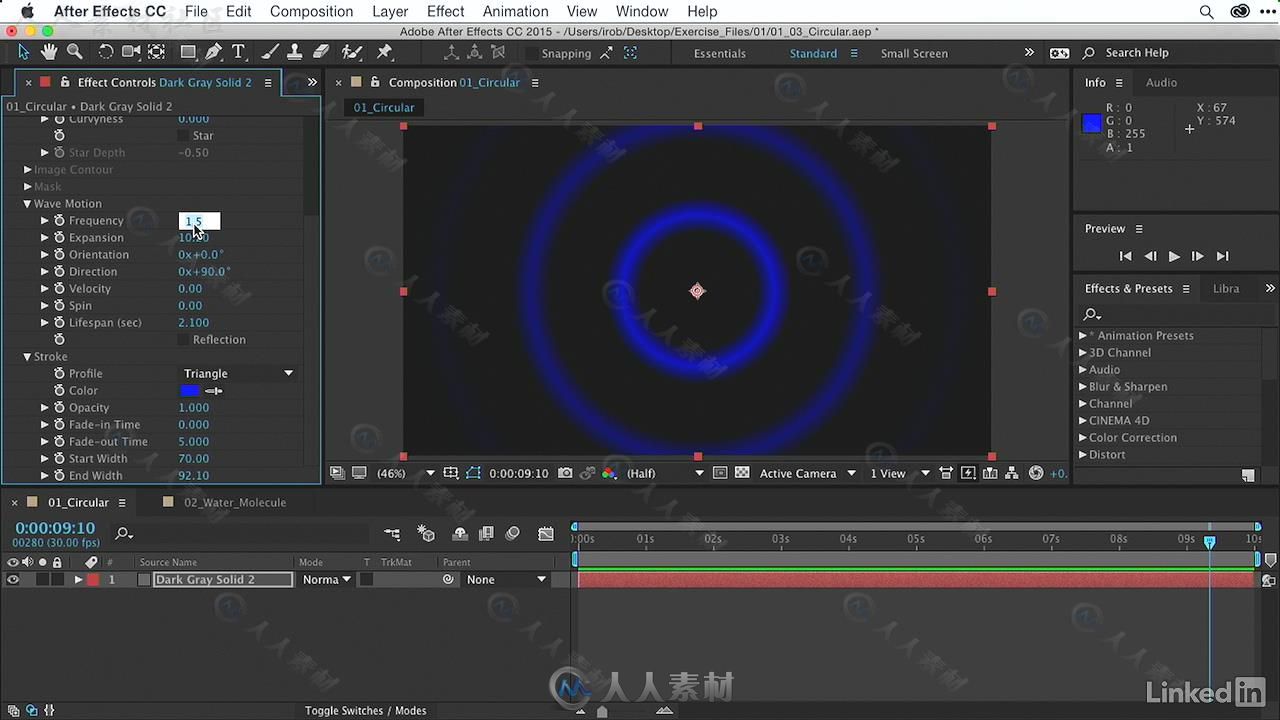 AE中运动图形特效制作视频教程 After Effects Guru Using Generator Effects