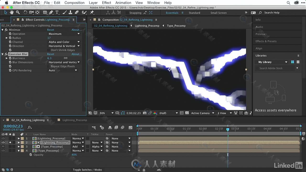 AE中运动图形特效制作视频教程 After Effects Guru Using Generator Effects