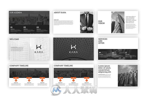 卡拉PPT模板Kara - PowerPoint Template