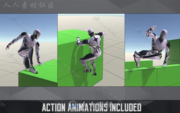 第三人称控制器 - 近战作战样板完整项目Unity3D素材资源