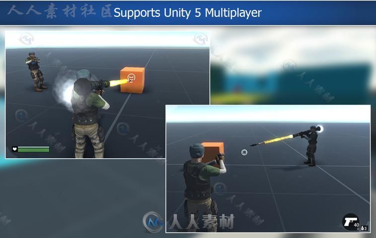 平滑灵活的第三人称控制器游戏工具编辑器扩充Unity素材资源