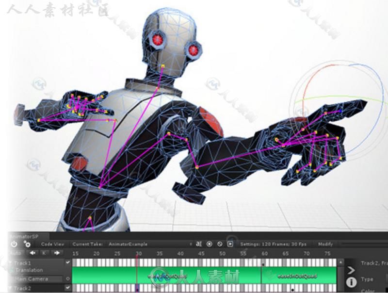 Skele字符动画工具建模编辑器扩充Unity素材资源