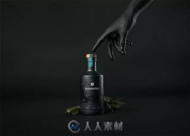 永远都是黑色的经典，Bareksten酒品牌形象设计