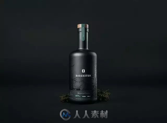 永远都是黑色的经典，Bareksten酒品牌形象设计