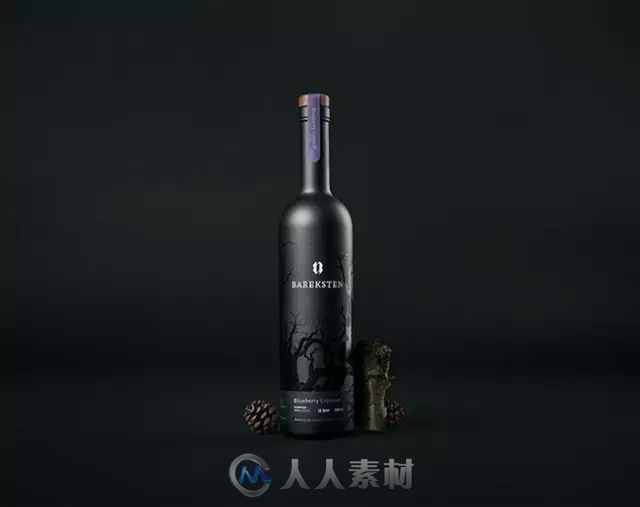 永远都是黑色的经典，Bareksten酒品牌形象设计