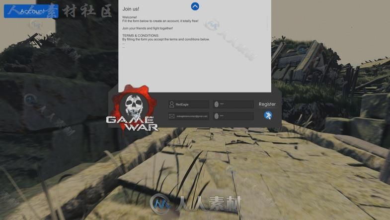 完全登录系统网络脚本Unity素材资源