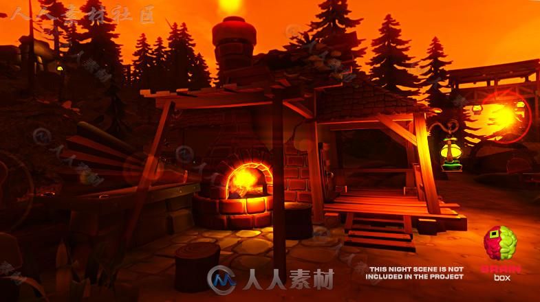 村庄幻想环境模型Unity3D素材资源