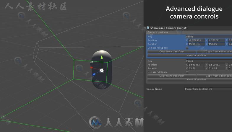 非常灵活的任务谈话系统GUI脚本Unity素材资源